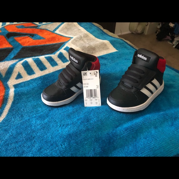 toddler boy adidas high tops